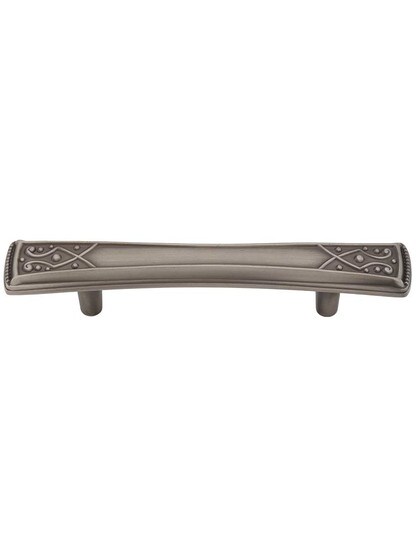 Maltese Cabinet Pull - 3 inch Center-to-Center in Antique Pewter.